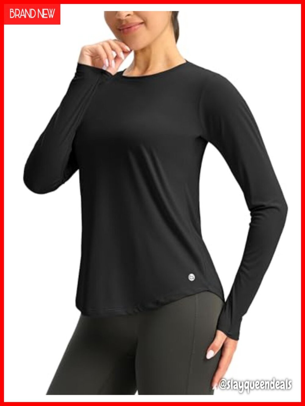 Women's UPF50+ Long Sleeve Rash Guard Sun Shirt Hiking Swim Top
